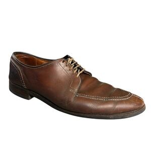 Allen Edmonds Clark Street Leather Slit Toe Lace up Mens Dress Shoe Size 12